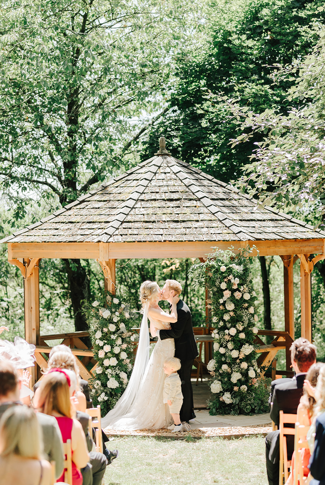 Wedding Ceremony in Orchard Pavilion